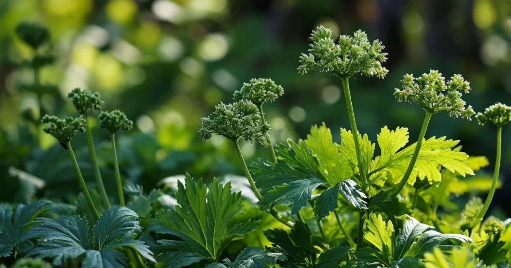 løpstikke rett før blomstring