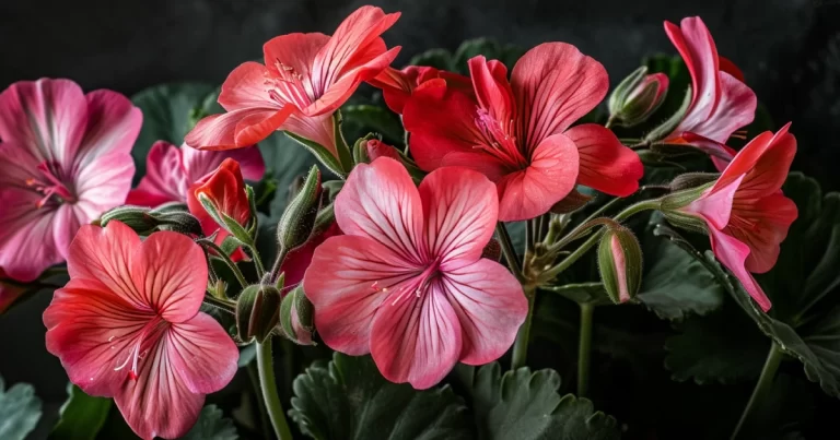 Pelargonium som flott hageblomst